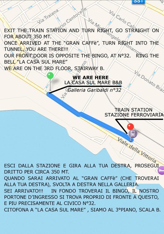 La Casa Sul Mare Panzió Civitavecchia Kültér fotó