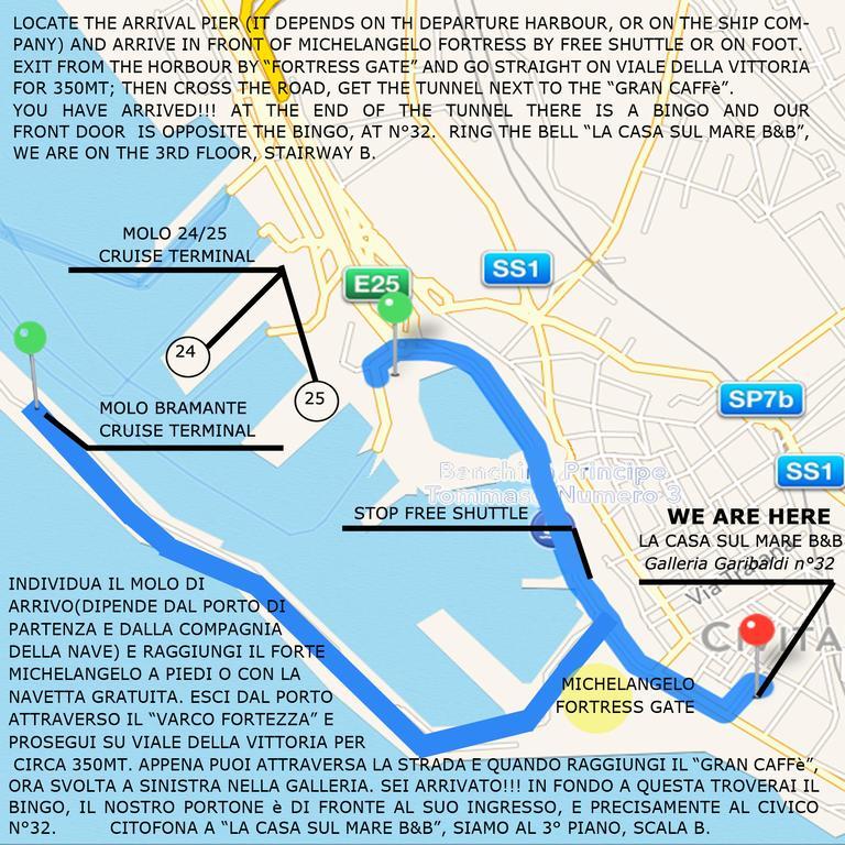 La Casa Sul Mare Panzió Civitavecchia Kültér fotó