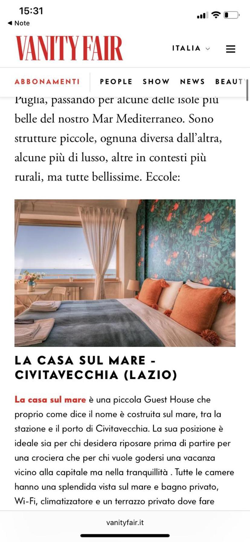 La Casa Sul Mare Panzió Civitavecchia Kültér fotó